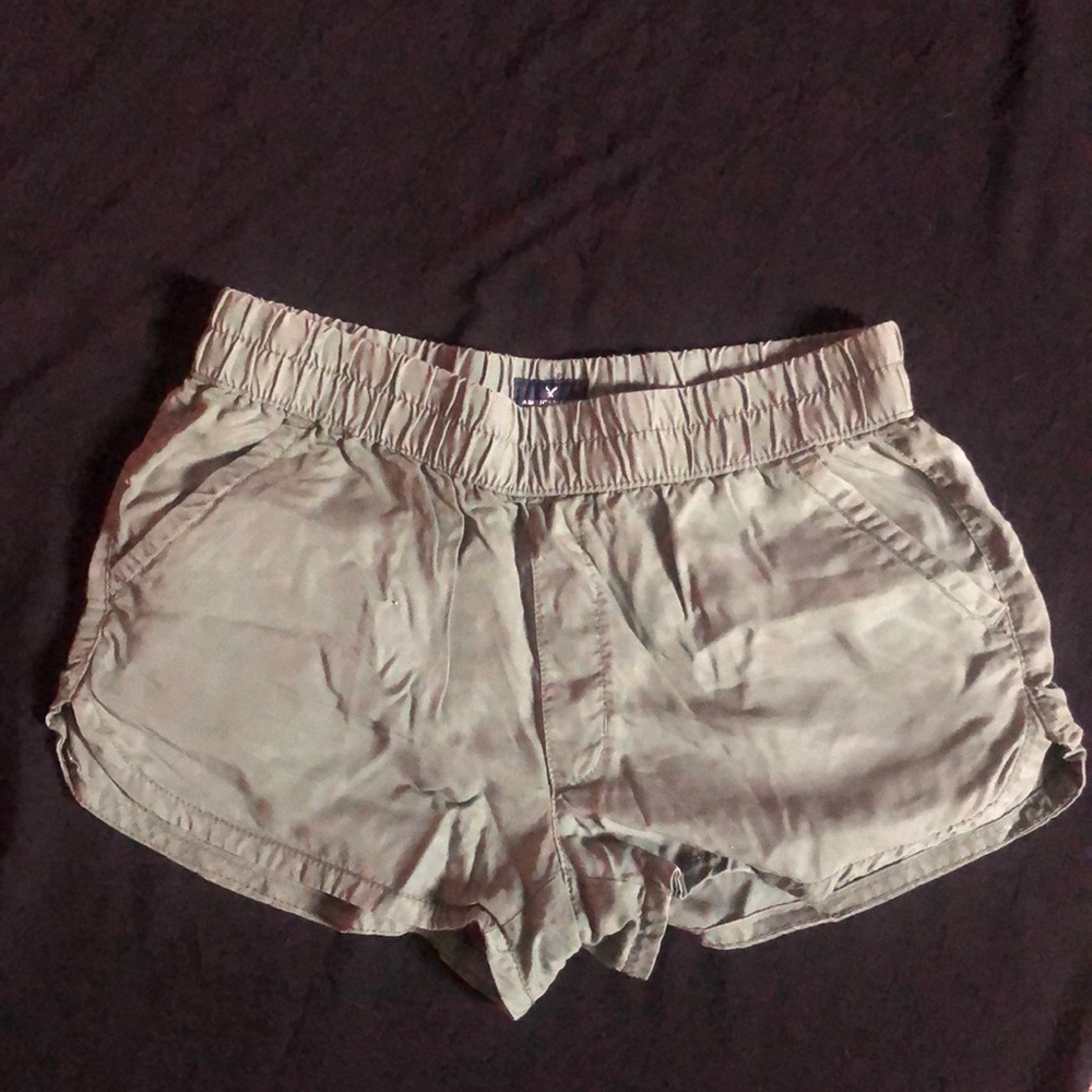 American Eagle Army Green Shorts